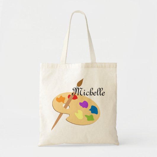 Artist Palette Tote Bag (Voorkant)