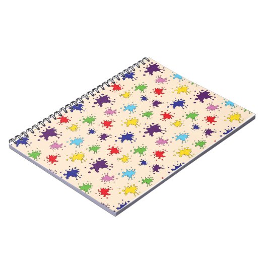 Artist Palette verf en inkt splatter notitieboek (Linkerzijde)