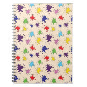 Artist Palette verf en inkt splatter notitieboek (Voorkant)