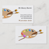 Artist Palette Visitekaartje (Voorkant / Achterkant)