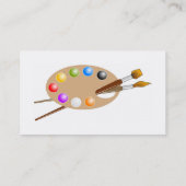 Artist Palette Visitekaartje (Achterkant)
