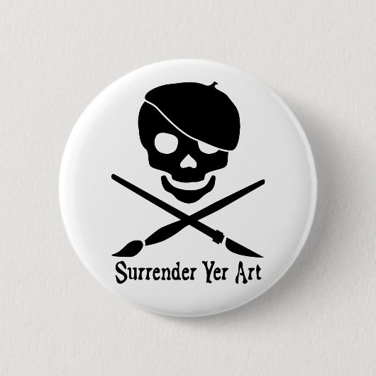 Artist Pirate Button (Voorkant)