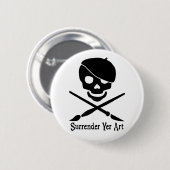 Artist Pirate Button (Voorkant /achterkant)