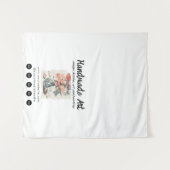 Artist Pop Up Shop Table Runner Sign Photo Vendor Wandkleed (Voorkant (horizontaal))