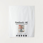 Artist Pop Up Shop Table Runner Sign Photo Vendor Wandkleed (Voorkant)