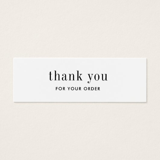 Artist Product Elegant Bestellen Dank u Kaart (Voorkant)