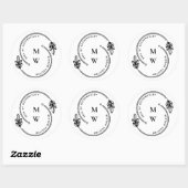 Artist Seal of Authenticity Monogram Ronde Sticker (Vel)