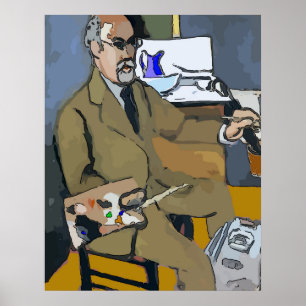 Artist Self Portrait Poster