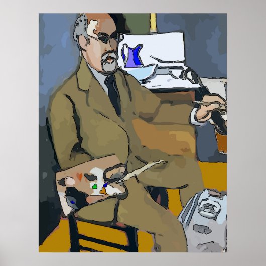 Artist Self Portrait Poster (Voorkant)