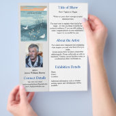 Artist Show Tentoonstelling One Sheet Promotie Fly Flyer (Hand)