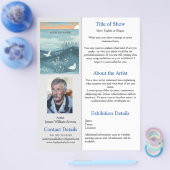 Artist Show Tentoonstelling One Sheet Promotie Fly Flyer (Enkel)