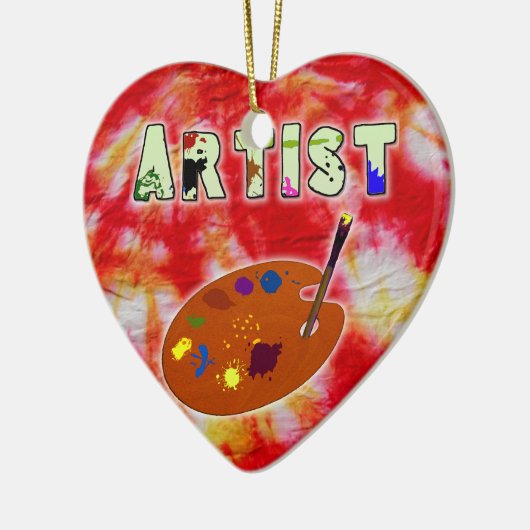 Artist Tie Dye Ornament (Links)