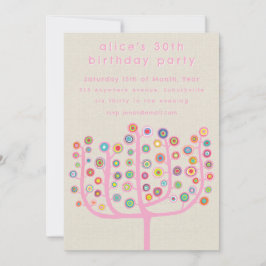 Artist Unique Abstract Tree Painting Kaart