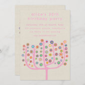 Artist Unique Abstract Tree Painting Kaart (Voorkant / Achterkant)