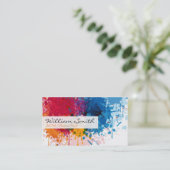 Artist Visitekaartje (Staand voorkant)