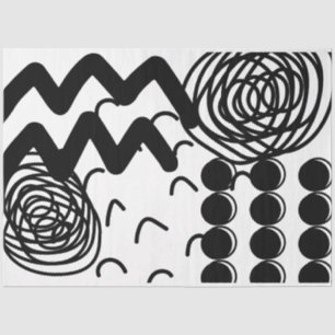 Artist Zwart Wit Grote Abstracte Berg Textuur Tissuepapier