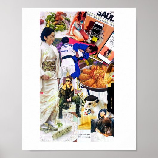 Artista surdo, arte feita á mão, desenhos. poster (Voorkant)