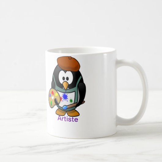 ARTISTE : Cute and Funny PENGUIN ARTIST Mok (Rechts)