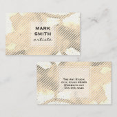 Artiste Waterverf Golden Visitekaartje (Voorkant / Achterkant)