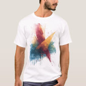 Artistic Abstract Crewneck T-shirt (Voorkant)