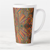 Artistic Abstract Pattern for late mug Latte Mok (Rechts)