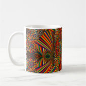 Artistic Abstract Pattern Tie for cup Koffiemok (Links)