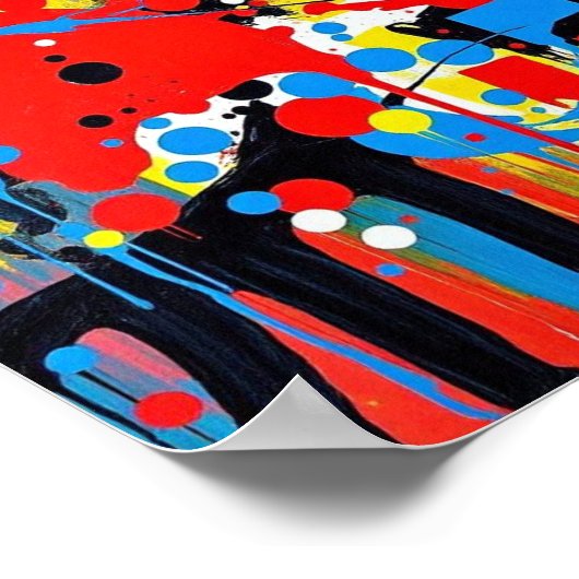 Artistic Aesthetic Abstract Watercolor Poster (Hoek)