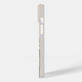 Artistic aesthetic stripes minimal Monogram Case-Mate iPhone Case (Achterkant / Links)