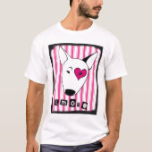 Artistic Amore Love Bull Terrier Shirt (Voorkant)