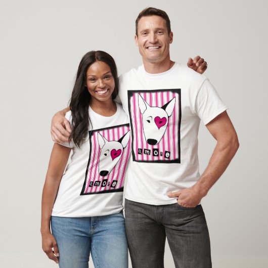 Artistic Amore Love Bull Terrier Shirt (Unisex)