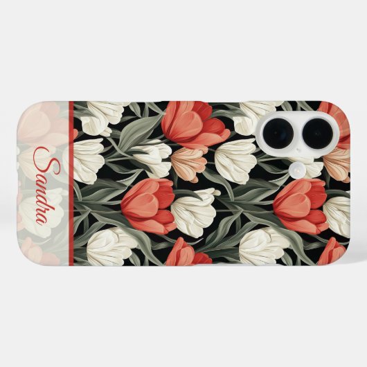 Artistic Anniversary Gift Tulip Custom Case-Mate iPhone Case (Achterkant (horizontaal))
