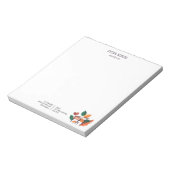 Artistic Autumn Piano Custom Musician Notepad Notitieblok (Linkerzijde)