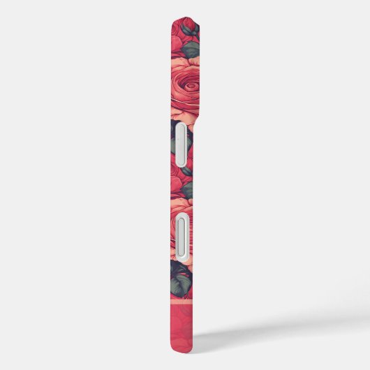 Artistic Birthday Gift Rose Floral Custom Case-Mate iPhone Case (Achterkant / Rechts)