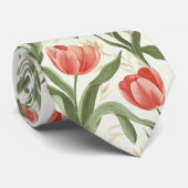 Artistic Birthday Gifts For Dad Tulip Stropdas (Opgerold)