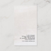 Artistic Black Brushstroke Roos Gold Splatter Visitekaartje (Achterkant)