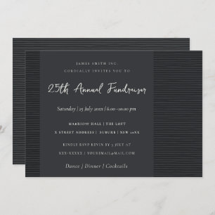 ARTISTIC BLACK SKETCH STRIPED LINE CORPORATE GEBEU KAART