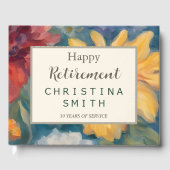 Artistic Blooms  Bloemen Pensioen Partij Gastenboek (Voorkant)