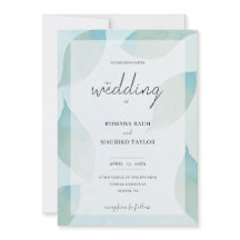 Artistic Blue Herfst Waterverf Kunst