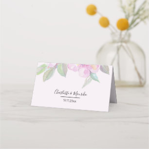 Artistic Boho Floral Waterverf Art Plaatskaartje