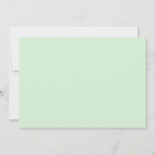 Artistic Boho Wildflower Waterverf Handbeschilderd Save The Date (Achterkant)