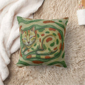 Artistic Calico Cat Camouflage Abstract Pattern Kussen (Deken)