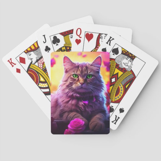 Artistic Cat Poker Cards Pokerkaarten (Achterkant)