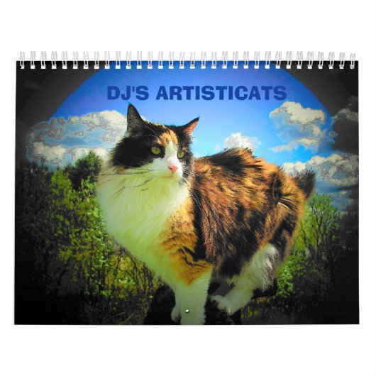 Artistic Cats - Artistieke katten van djoneill Kalender (Hoes)