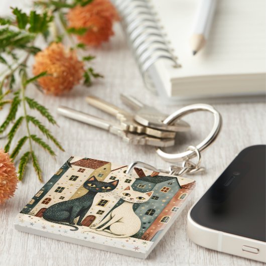 Artistic Cats Sleutelhanger (Voorkant Rechts)