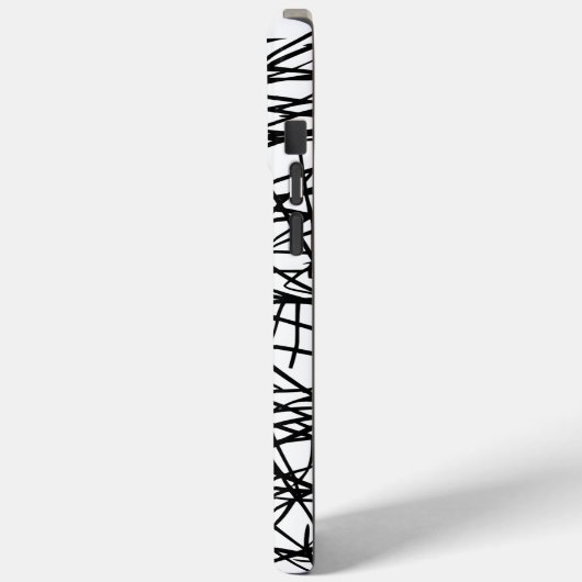 Artistic Chaotic Line Scribble Design 🎨 Case-Mate iPhone Case (Achterkant / Links)