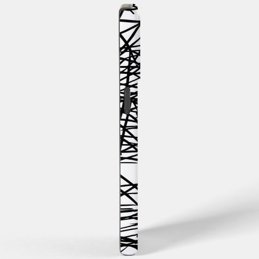 Artistic Chaotic Line Scribble Design 🎨 Case-Mate iPhone Case (Achterkant / Rechts)
