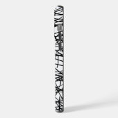 Artistic Chaotic Line Scribble Design 🎨 iPhone Hoesje (Linkerkant)
