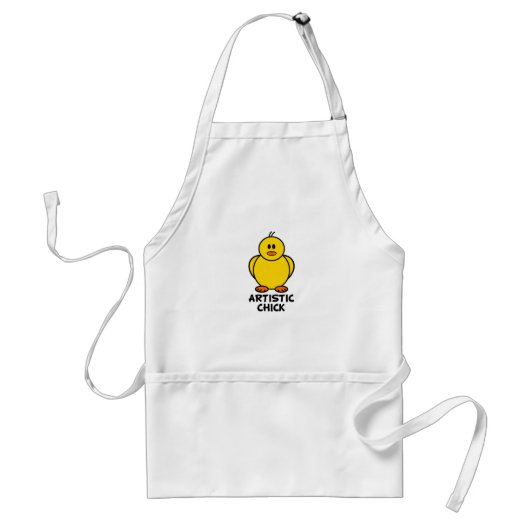 Artistic Chick Standaard Schort (Voorkant)