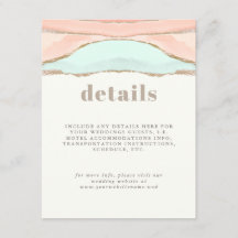 Artistic Coastal Waterverf Trouwgegevens