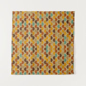 Artistic Colorful Geometric Illustration – Modern  Wandkleed (Voorkant (horizontaal))